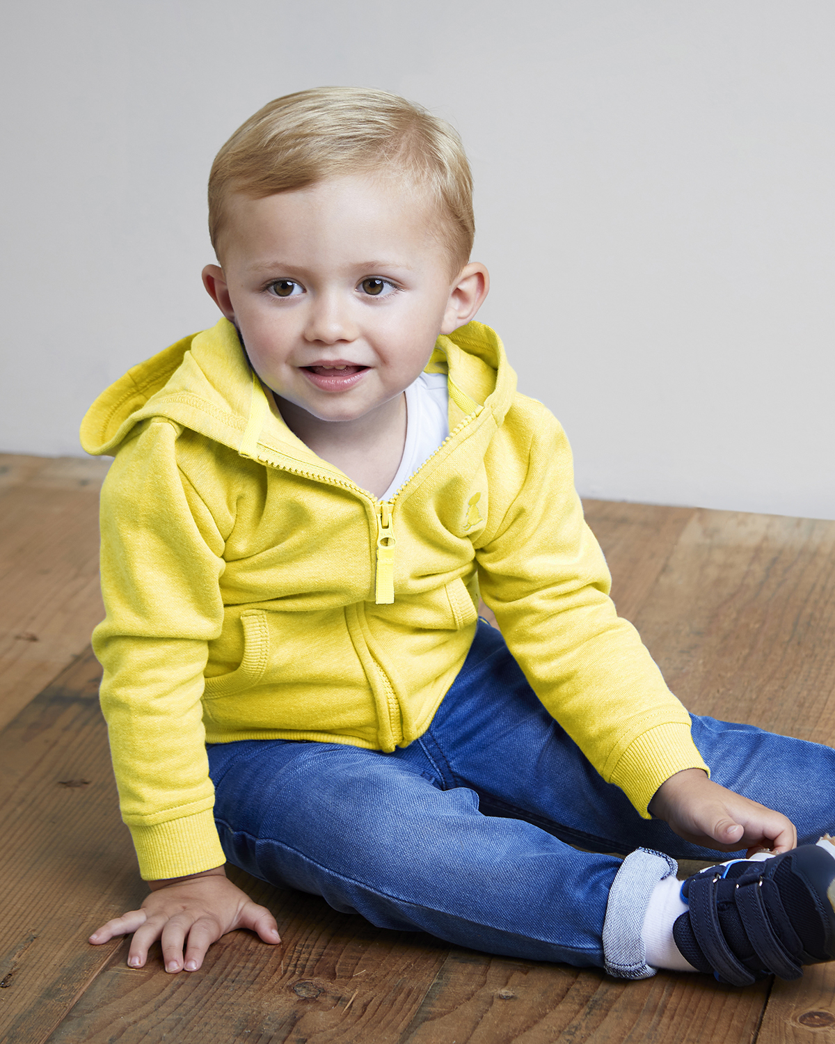 Dunnes Stores | Yellow Zip-Through Hoodie (0 months-4 years)