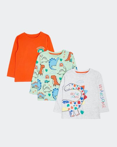 Long-Sleeved Top - Pack Of 3 (6 months-4 years) thumbnail
