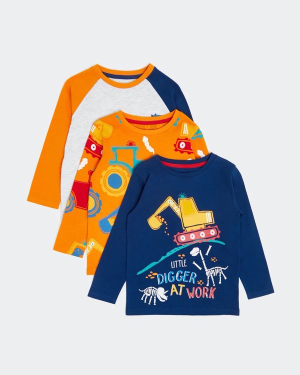 Long-Sleeved Top - Pack Of 3 (6 months-4 years)