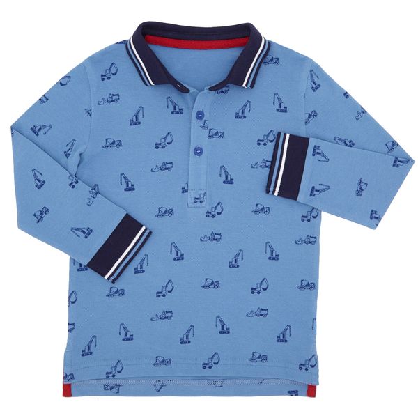 Toddler Digger All-Over Print Polo