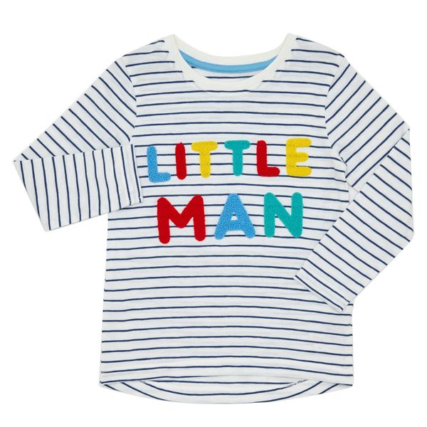 Toddler Little Man Long-Sleeved Top