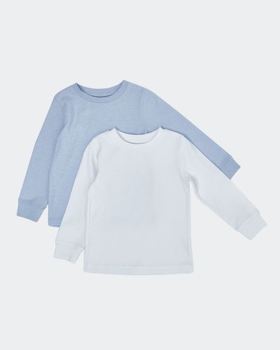 Waffle Long Sleeve Top - Pack Of 2 (6 months-4 years) thumbnail