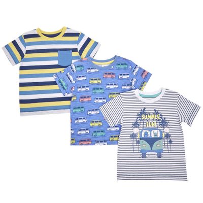 Toddler Monster T-Shirts - Pack Of 3 thumbnail