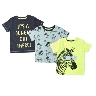 Toddler Zebra Short-Sleeved T-Shirt thumbnail