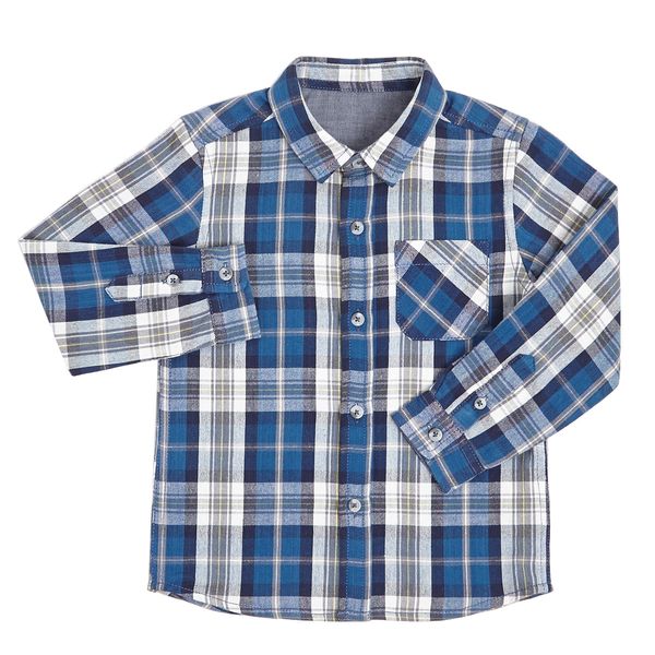 Toddler Long-Sleeved Check Shirt