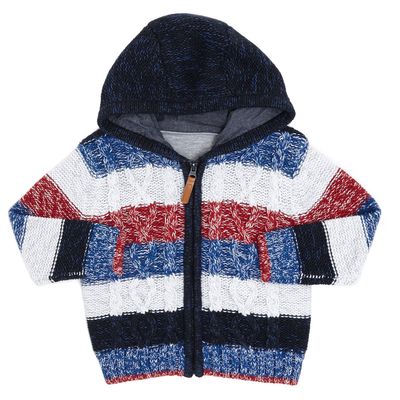 Toddler Lined Cable Knit Cardigan thumbnail