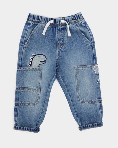 Dinosaur Character Jeans (6 Months-4 Years) thumbnail