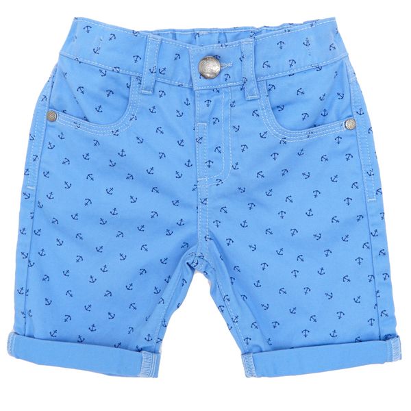 Toddler Blue Twill Shorts