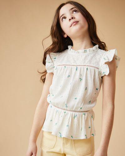 Leigh Tucker Willow Bell Crinkle Top (4-13 years) thumbnail