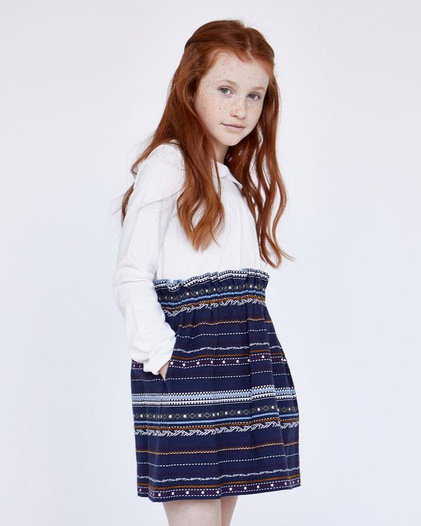 Leigh Tucker Willow Jena Embroidered Skirt