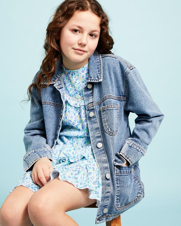 Dunnes Stores | Denim Leigh Tucker Tiffany Jacket (4-14 Years)