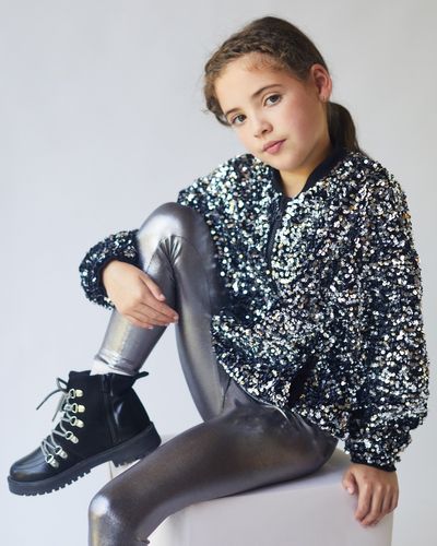 Leigh Tucker Willow Sequin Bomber Jacket (4-12 Years)