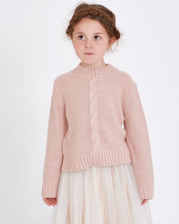 Leigh Tucker Willow Fern Cable Knit Jumper
