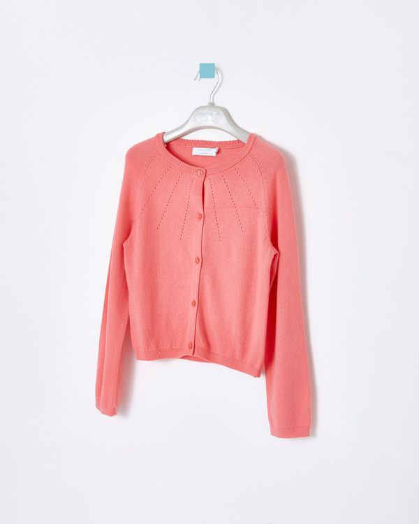 Leigh Tucker Willow Rose Pointelle Cardigan