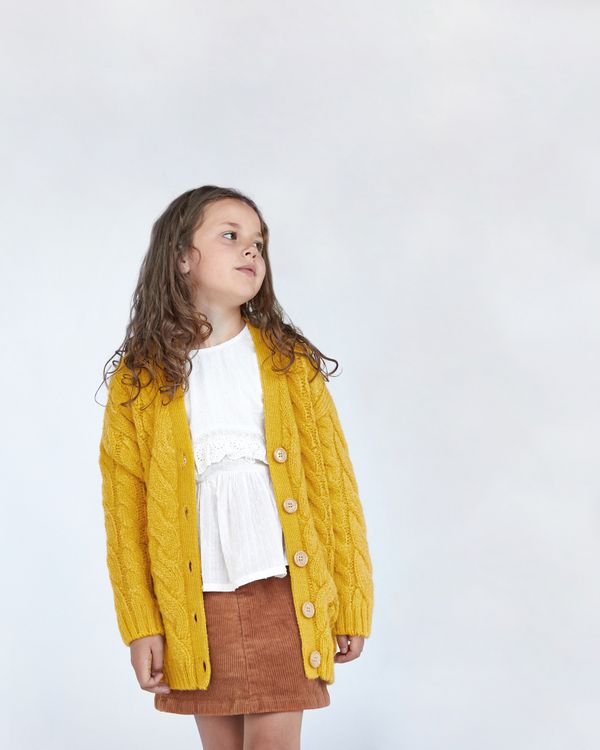 Amber Cable Knit Cardigan