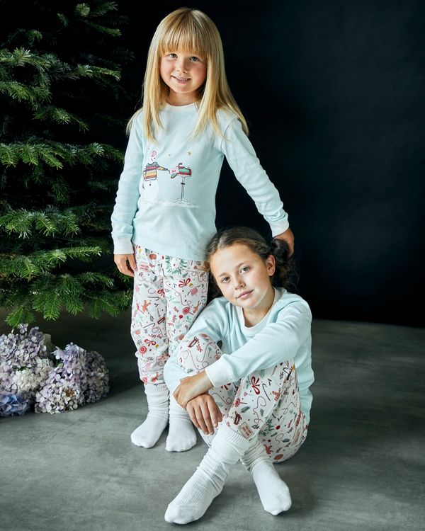 Leigh Tucker Willow Cotton Rib Dancer Christmas Pyjamas (1-14 yrs)