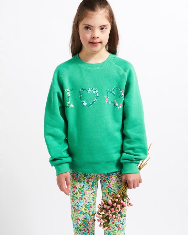 Dunnes Stores | Green Leigh Tucker Willow Penny Sweatshirt (2-14 years)