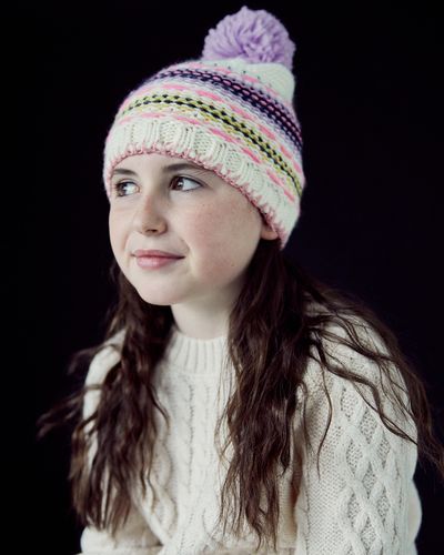 Leigh Tucker Willow Cliona Knit Hat (4-11 years) thumbnail