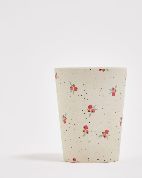 Leigh Tucker Willow Floral Bamboo Cup