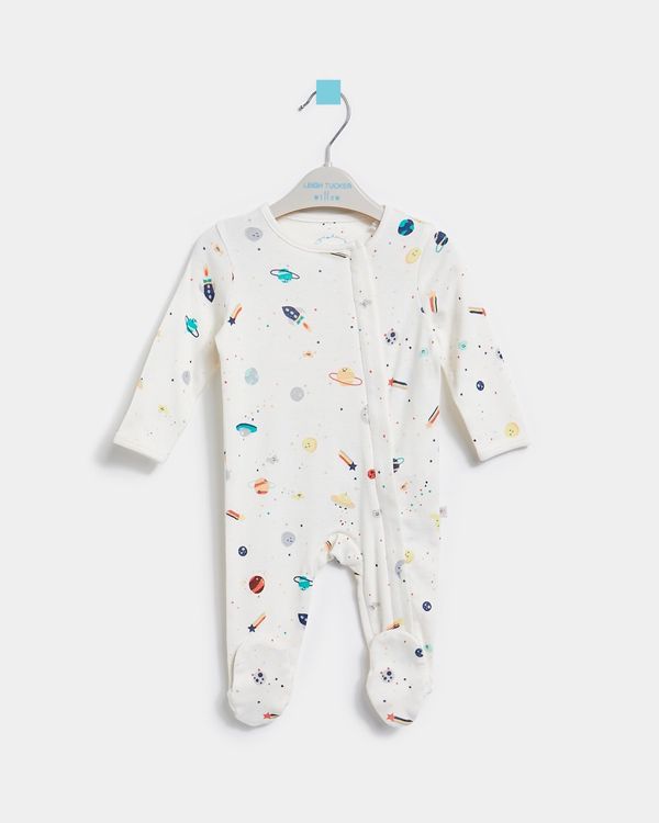 Leigh Tucker Willow 100% Cotton Temo Sleepsuit (Newborn - 23 months)