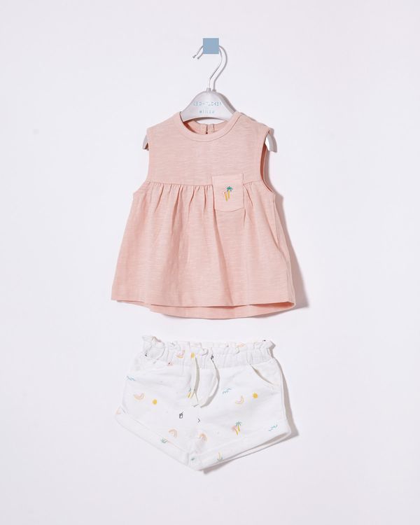 Leigh Tucker Willow Dixie Baby T-Shirt And Short Set