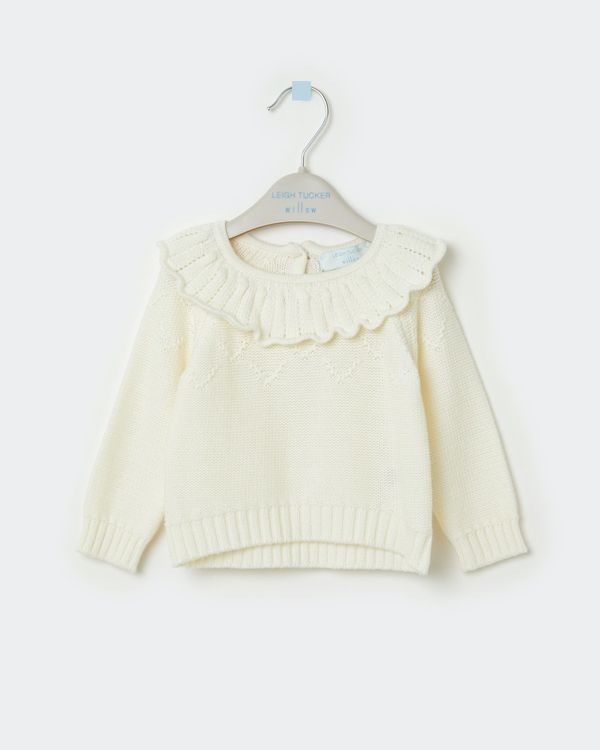 Leigh Tucker Willow Islah Pointelle Baby Jumper (0 months - 3 years)