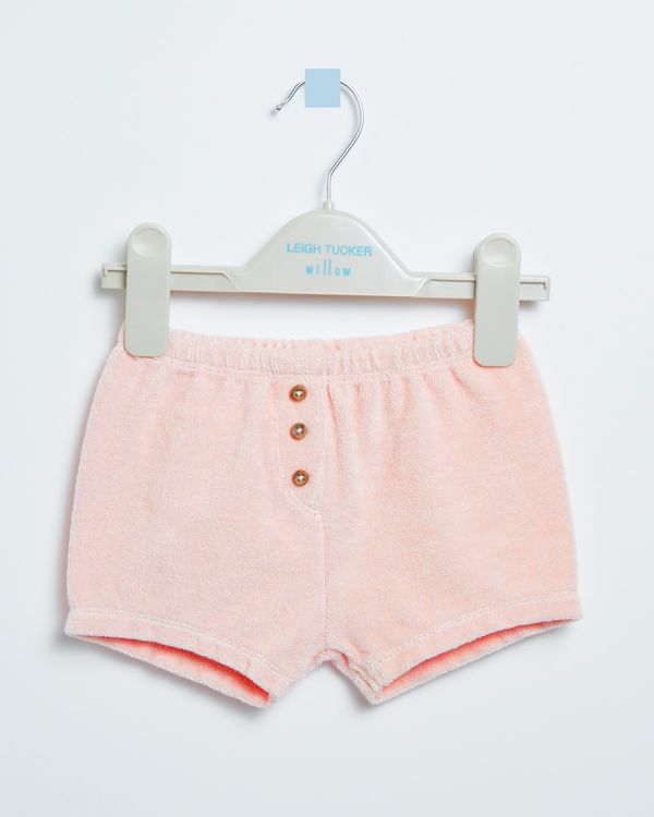Leigh Tucker Willow Lowe Towelling Baby Girl Shorts (0 months - 3 years)