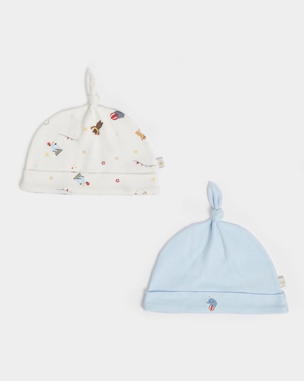 Leigh Tucker Willow Mike Hats - Pack Of 2 (0-12 months)