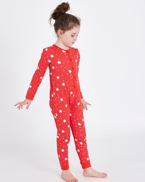 Leigh Tucker Willow Holly All-Over Print Onesie