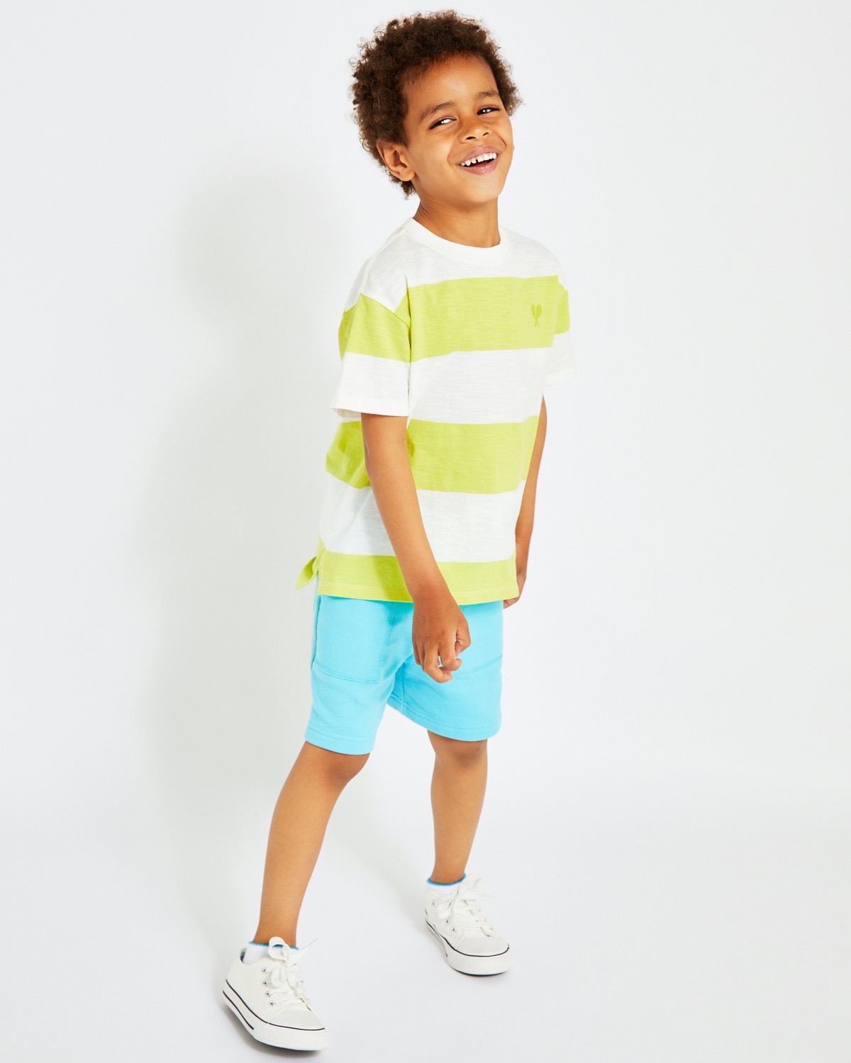 Dunnes Stores | Stripe Leigh Tucker Willow Chris T-Shirt (3-14 years)