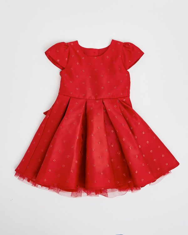 Spot Brocade Dress (6 months-4 years)