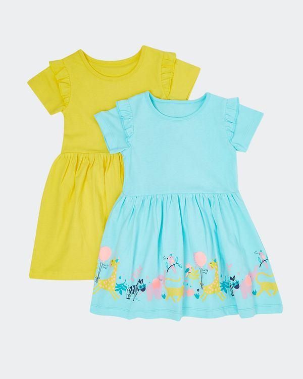 Frill Dress - Pack Of 2 (6 months-4 years)
