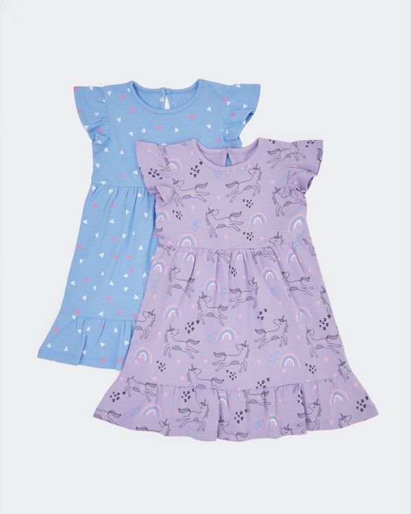 Printed Dresses - Pack Of 2 (6 months - 4 years)