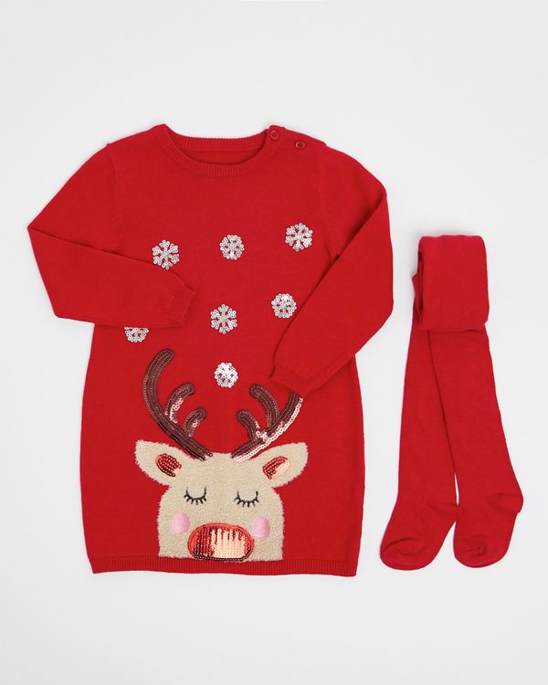 Reindeer Dress Set (6 months-4 years)