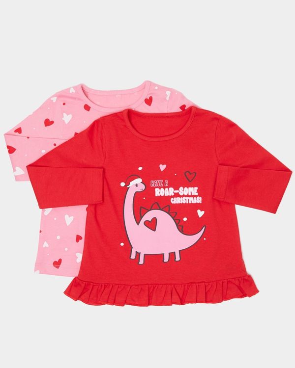 Christmas Tops - Pack Of 2 (0 months - 4 years)