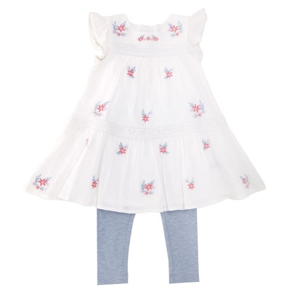 Toddler Embroidered Tunic Dress