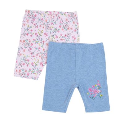 Toddler Floral Pedal Pushers - Pack Of 2 thumbnail
