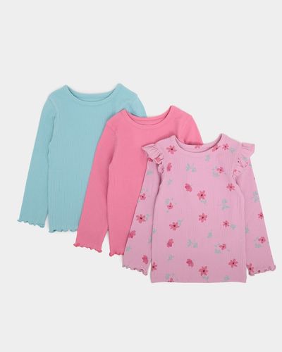 Ribbed Tops - Pack Of 3 (6 months-5 years)