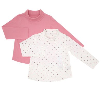 Toddler Roll-Neck Top - Pack Of 2 thumbnail