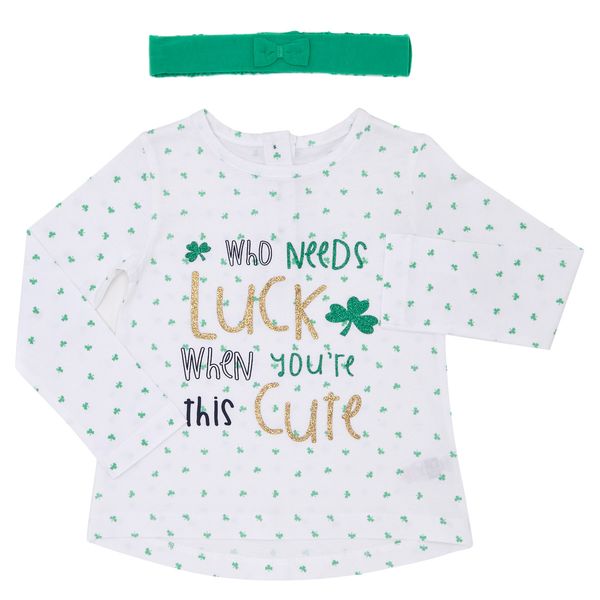 Toddler St Patrick's Day Slogan Top