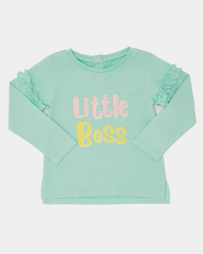 Slogan Long-Sleeved Top (6 months-4 years) thumbnail