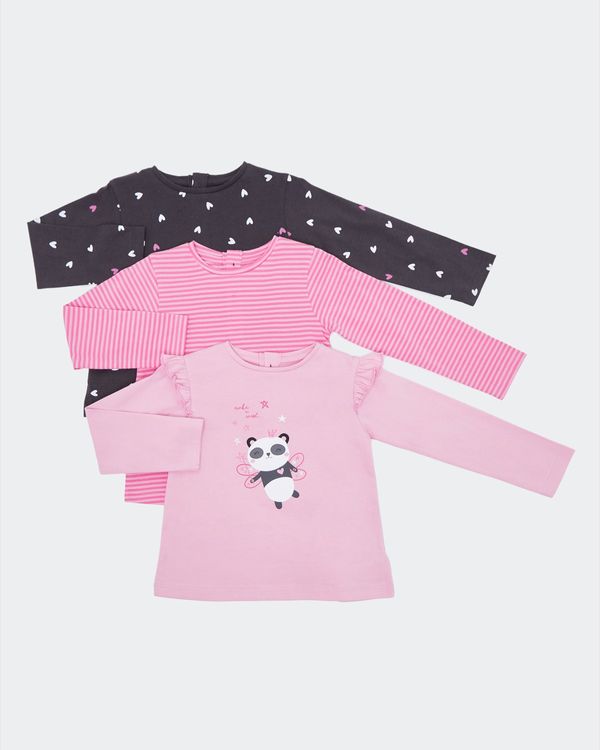 Long-Sleeved Tops - Pack Of 3 (0 months - 4 years)
