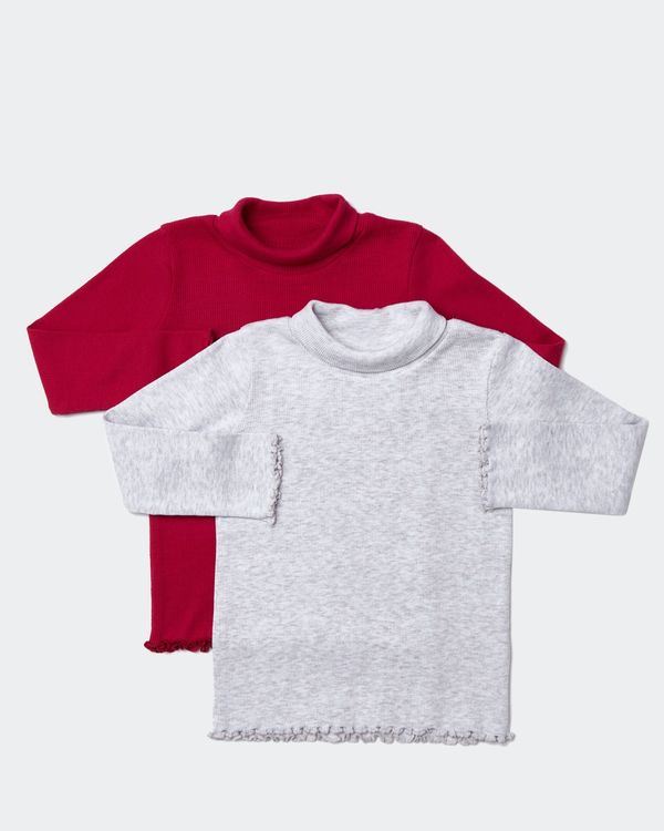 Roll Neck Tops - Pack Of 2 (6 months-4 years)
