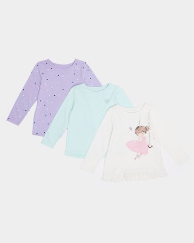 Long-Sleeved Top - Pack Of 3 (Newborn-4 years) thumbnail