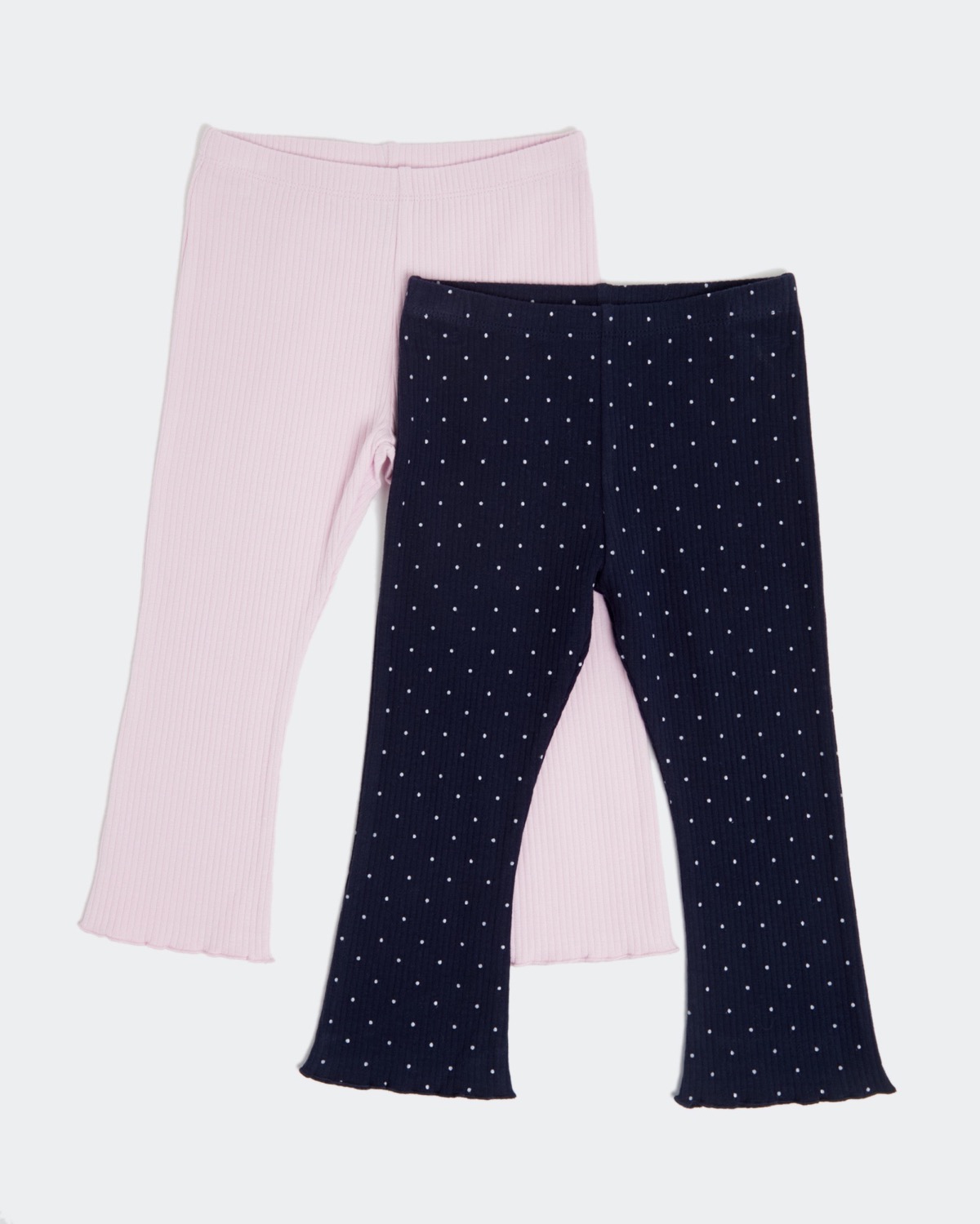 Dunnes Stores  Navy Flare Legging - Pack Of 2 (6 months-4 years)