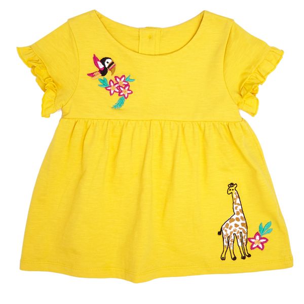 Toddler T-Shirt With Animal Embroidery