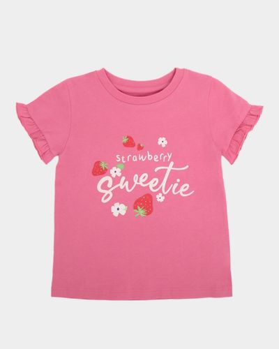 Printed Frill Sleeve T-Shirt (6 Months-5 Years) thumbnail