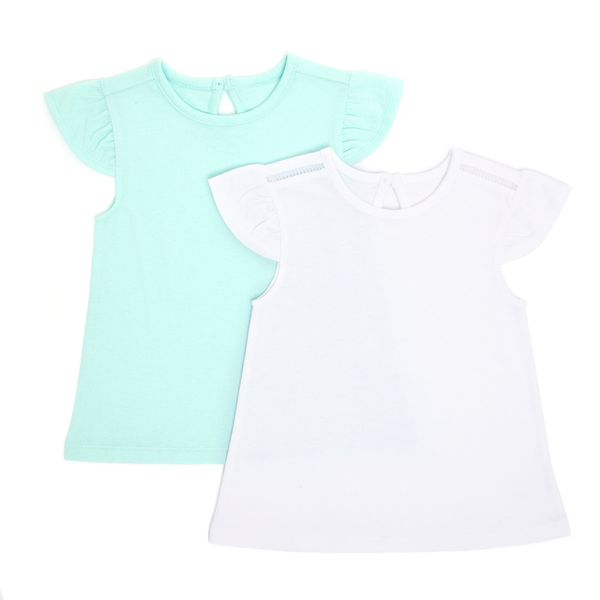 Toddler Solid T-Shirts - Pack Of 2