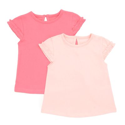 Toddler Solid Colour T-Shirt - Pack Of 2 thumbnail
