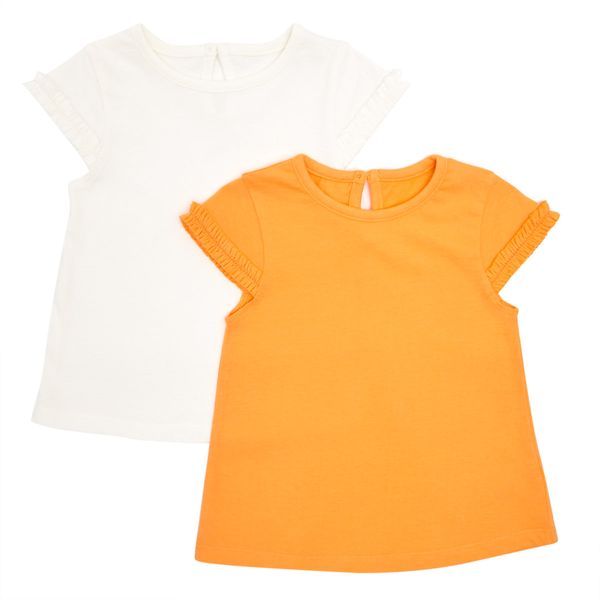 Toddler Solid Colour T-Shirt - Pack Of 2